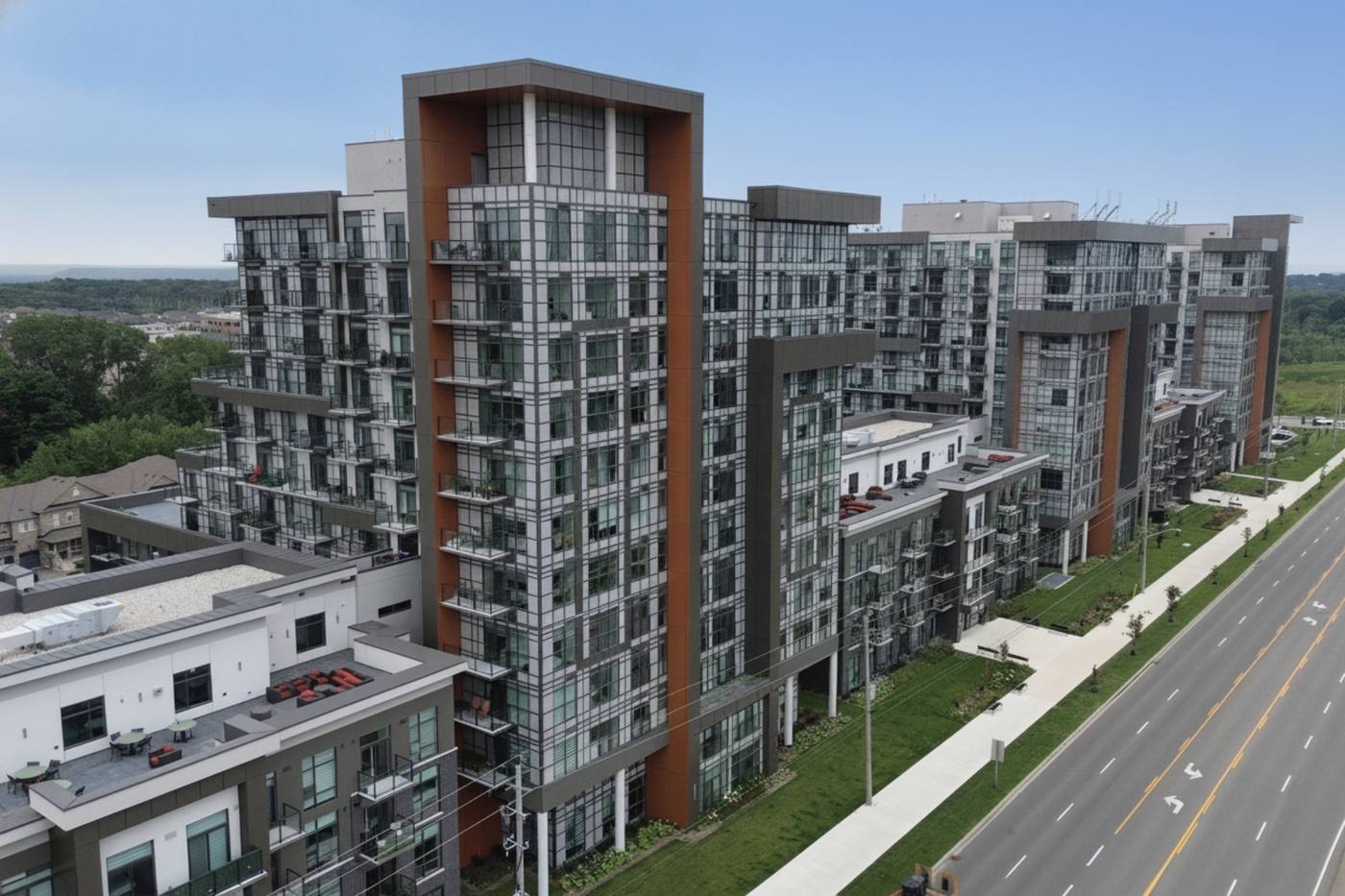 Brand New 12th-Floor 1-Bed Apartment with City Views for Rent